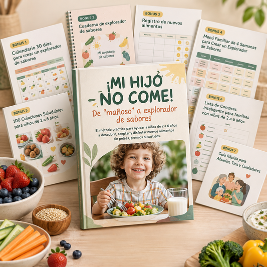 ¡Mi hijo no come! de "mañoso" a explorador de sabores